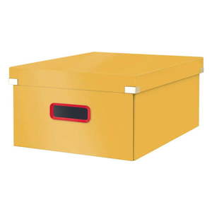 Žltý kartónový úložný box s vekom 48x37x20 cm Click&Store – Leitz vyobraziť