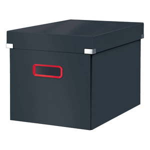 Sivý kartónový úložný box s vekom 32x36x31 cm Click&Store – Leitz vyobraziť