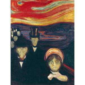 Reprodukcia obrazu Edvard Munch - Anxiety, 60 x 80 cm vyobraziť