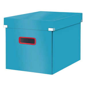 Modrý kartónový úložný box s vekom 32x36x31 cm Click&Store – Leitz vyobraziť