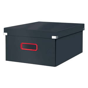 Sivý kartónový úložný box s vekom 48x37x20 cm Click&Store – Leitz vyobraziť