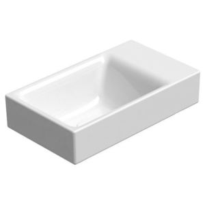 GSI - NUBES keramické umývadlo 40x23cm, bez otvoru, pravé/ľavé, biela ExtraGlaze 9636011 vyobraziť