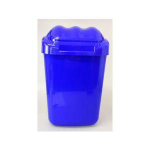 PLAFOR - Kôš na odpad FALA 27L modrý plast vyobraziť