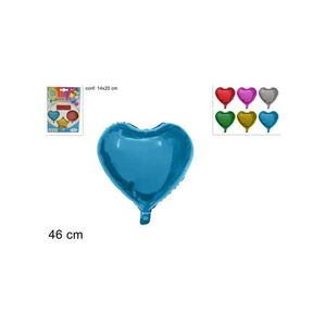 MAKRO - Balón srdce 46cm rôzne farby vyobraziť