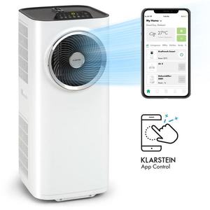 Klarstein Kraftwerk Smart 10K, mobilná klimatizácia, 3 v 1, 10 000 BTU, ovládanie cez aplikáciu, biela vyobraziť