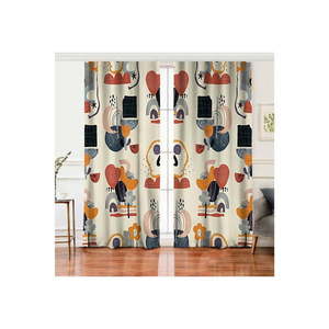 Súprava 2 závesov s prímesou bavlny Minimalist Home World, 140 x 260 cm vyobraziť