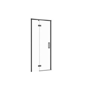 CERSANIT - Sprchové dvere LARGA ČIERNE 90X195, ľavé, číre sklo S932-128 vyobraziť