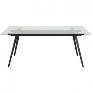 Jedálenský stôl Monti 180 x 90 cm čierny vyobraziť