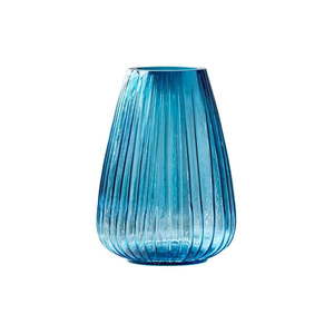 Modrá sklenená váza Bitz Kusintha, výška 22 cm vyobraziť