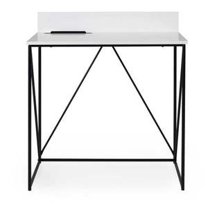 Biely pracovný stôl Tenzo Tell, 80 x 48 cm vyobraziť