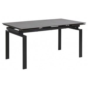 Skladací stôl Huddersfield 160-240x85 cm čierny vyobraziť
