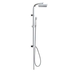 MEREO MEREO - Sprchový set Quatro s tyčou, hadicou, ručnou a hlav. hranatou sprchou, slim, nerez CBQ60101SKN vyobraziť