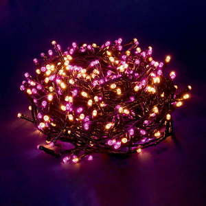 Ružovo-béžová svetelná LED reťaz Unimasa, 300 svetielok vyobraziť