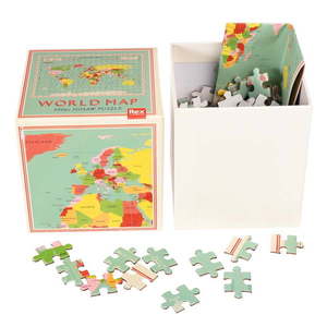 Detské puzzle Rex London World Map vyobraziť