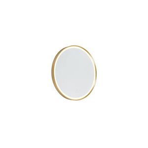 Okrúhle kúpeľňové zrkadlo zlaté 50 cm vrátane LED s dotykovým stmievačom - Miral vyobraziť