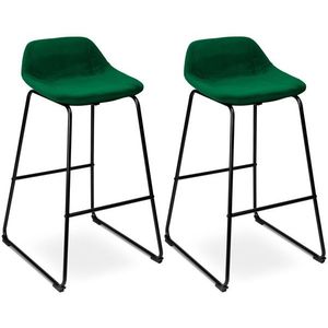 Barová stolička Sligo Velvet zelená - 2 kusy vyobraziť