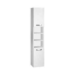 MEREO - Leny, kúpeľňová skrinka vysoká 170 cm, biela, ľavá CN814 vyobraziť
