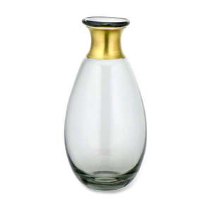 Sivá sklenená váza Nkuku Miza, výška 14 cm vyobraziť