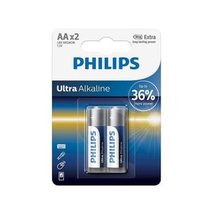 Philips Philips LR6E2B/10 - 2 ks Alkalická batéria AA ULTRA ALKALINE 1, 5V vyobraziť
