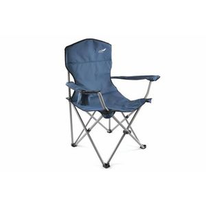 Divero 35104 Skladacia kempingová stolička XL - modrá vyobraziť