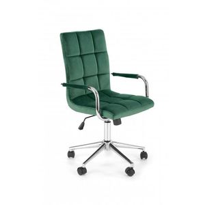 Kancelárska stolička GONZO 4 Halmar Tmavo zelená vyobraziť