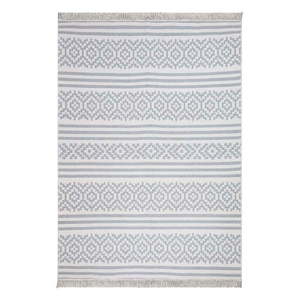 Sivo-biely bavlnený koberec Oyo home Duo, 160 x 230 cm vyobraziť