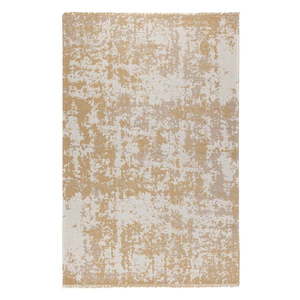 Žlto-béžový bavlnený koberec Oyo home Casa, 75 x 150 cm vyobraziť