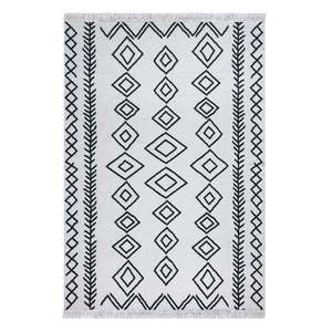 Bielo-čierny bavlnený koberec Oyo home Duo, 120 x 180 cm vyobraziť