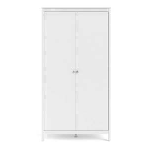 Biela šatníková skriňa Tvilum Madrid, 102 x 199 cm vyobraziť
