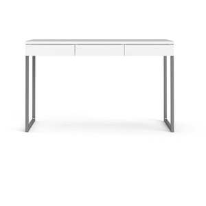 Biely pracovný stôl Tvilum Function Plus, 126 x 52 cm vyobraziť