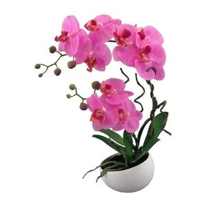 Umelá Orchidea v kvetináči ružová, 42 cm 115812-80 vyobraziť