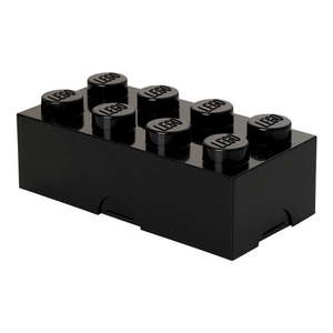 Čierny desiatový box LEGO® vyobraziť