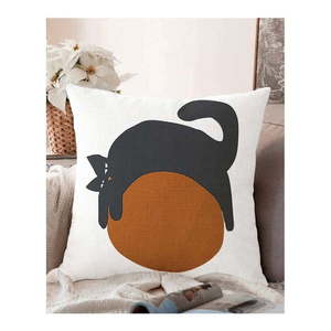 Obliečka na vankúš s prímesou bavlny Minimalist Cushion Covers Kitty, 55 x 55 cm vyobraziť