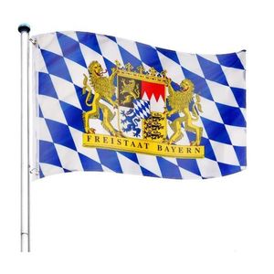 Vlajkový stožiar vrátane vlajky Bayern - 650 cm vyobraziť