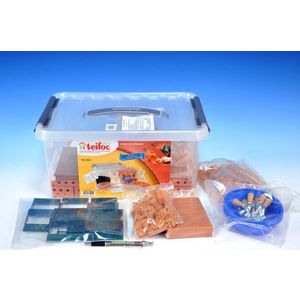 Stavebnice Teifoc School Set v plastovém boxu s úchyty 39x19x29cm vyobraziť