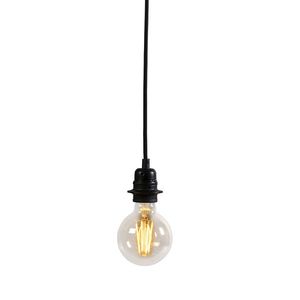 Moderná závesná lampa čierna stmievateľná - Cava Luxe 1 vyobraziť