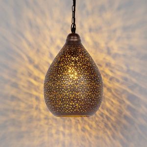 Orientálna závesná lampa medená - Maruf 5 vyobraziť