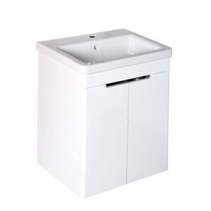 SAPHO - ELLA umývadlová skrinka 56, 5x65x43cm, 2x dvierka, biela EL065-3030 vyobraziť
