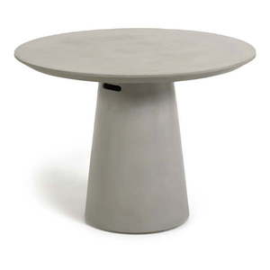 Betónový vonkajší jedálenský stôl Kave Home Itai, ⌀ 120 cm vyobraziť