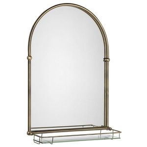 SAPHO - Zrkadlo TIGA s policou 48x67cm, bronz HZ206 vyobraziť