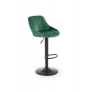 Barová stolička H101 Halmar Tmavo zelená vyobraziť