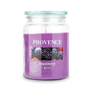 Provence Vonná sviečka v skle PROVENCE 95 hodín černica vyobraziť