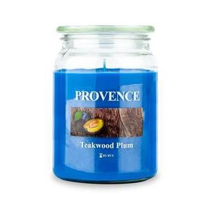 Provence Vonná sviečka v skle PROVENCE 95 hodín teakové drevo a slivka vyobraziť