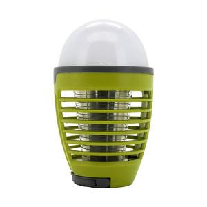 LED Prenosná nabíjacia lampa s lapačom hmyzu LED/2W/3, 7V IPX4 zelená vyobraziť