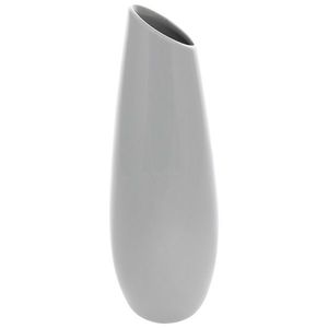 Keramická váza Oval, 12 x 36 x 12 cm, sivá vyobraziť