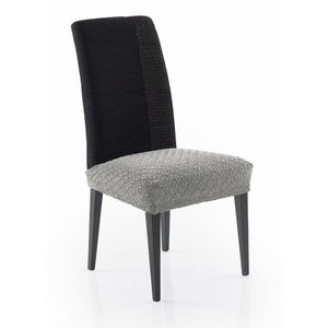 Poťah elastický na sedák stoličky, MARTIN, svetlosivá, komplet 2 ks, vyobraziť