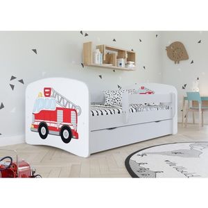 Detská posteľ Babydreams hasičské auto biela vyobraziť