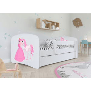 Detská posteľ Babydreams princezná a poník biela vyobraziť