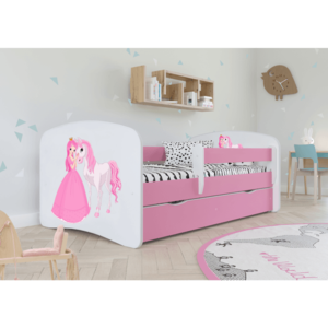 Detská posteľ Babydreams Princezná a poník ružová vyobraziť