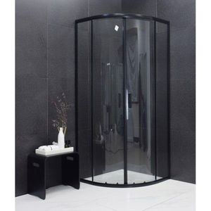 Sprchová kabína MEXEN RIO 80x80 cm čierna vyobraziť